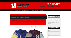 Desktop Screenshot of 18varsitysports.com